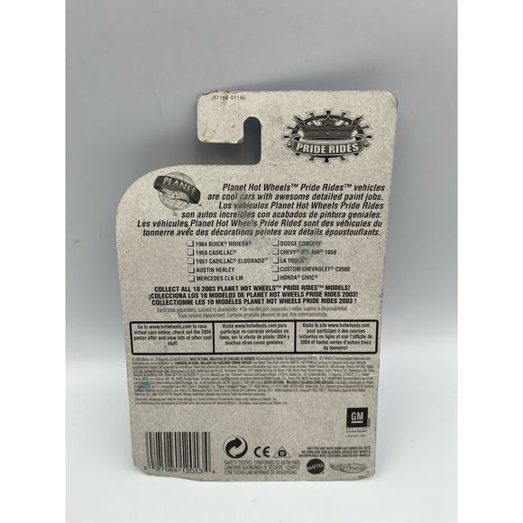 Hot Wheels 2003 #183 - Pride Rides 8/10 La Troca w/ Free Atomix Vehicle - Picture 4 of 8